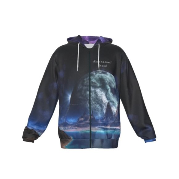 Space Scene Hoodie - Picture 4 of 4